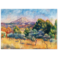 Tableau Paysage aux oliviers, environs de Cagnes — Pierre-Auguste Renoir, tirage sans cadre | INKONAL