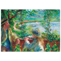 Tableau Près du lac — Pierre-Auguste Renoir, tirage sans cadre | INKONAL