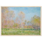 Tableau Printemps à Giverny — Claude Monet, tirage cadre bois | INKONAL