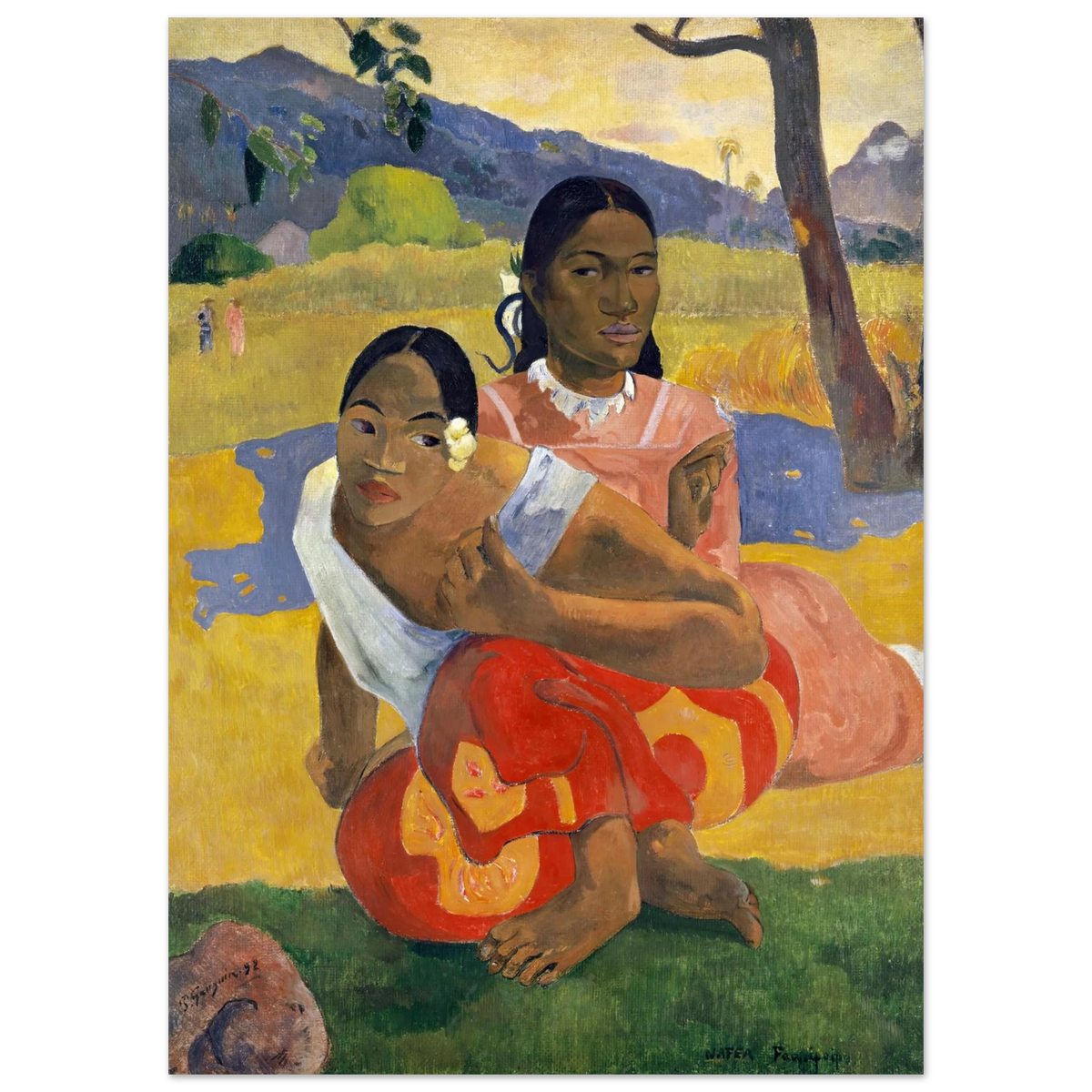 Tableau Quand te maries-tu ? — Paul Gauguin, tirage sans cadre | INKONAL