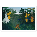 Tableau Le Repas du lion — Henri Rousseau, tirage sans cadre | INKONAL