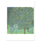 Tableau Rosiers sous les arbres — Gustav Klimt, tirage sans cadre | INKONAL