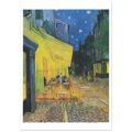 Tableau Terrasse de café le soir — Vincent van Gogh, tirage sans cadre | INKONAL