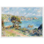 Tableau Vue de Guernesey — Pierre-Auguste Renoir, tirage cadre blanc | INKONAL