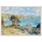 Tableau Vue de Guernesey — Pierre-Auguste Renoir, tirage cadre bois | INKONAL
