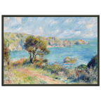 Tableau Vue de Guernesey — Pierre-Auguste Renoir, tirage cadre noir | INKONAL