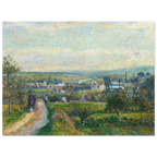 Tableau Vue de Saint-Ouen-l'Aumône — Camille Pissarro, tirage sans cadre | INKONAL