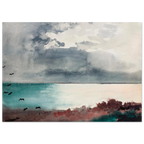 Tableau Tempête, côte du Maine — Winslow Homer, tirage sans cadre | INKONAL