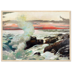 Tableau West Point, Prouts Neck — Winslow Homer, tirage cadre bois | INKONAL