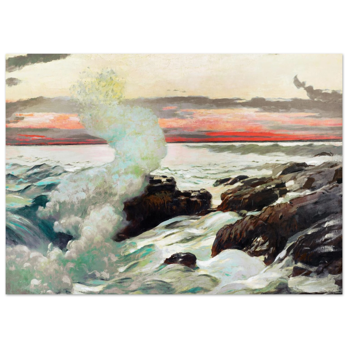 Tableau West Point, Prouts Neck — Winslow Homer, tirage sans cadre | INKONAL